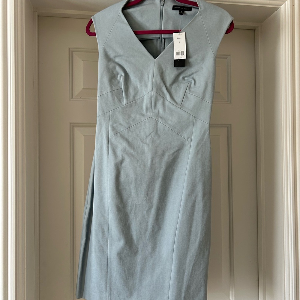 Banana Republic Light Blue Mini Dress
